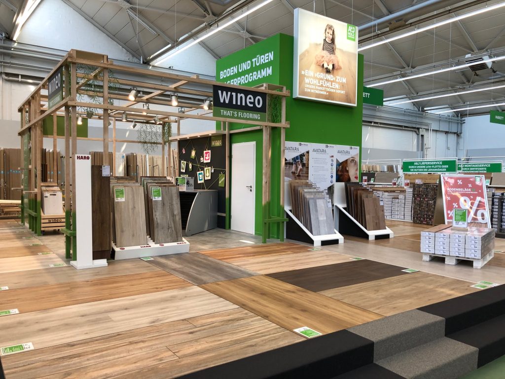 Bodenpodest- A+J Fachmarkt - TMS Tobias Schulz | Parkett Verleger Hamburg